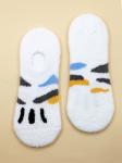 Носки-Тапочки Махровые "Лапки" Белые