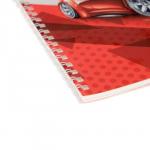 Альбом для рисования А4, 24 листа на гребне "Красная машина", обложка мелованный картон, блок 100 г/м?