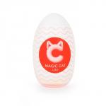 Мастурбатор Magic Cat Loli EGG Вагина, многоразовый, в контейнере,TPE, телесный