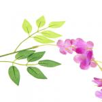 LADECOR Растение искусственное "Лиана цветочная " 2 цвета - фиолетовые