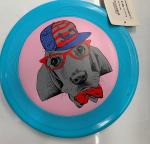 Фрисби - игрушка резиновая "Мр. Джек", цвет синий, 23см (лейбл)