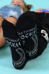 Детские носки высокие для мальчиков Удача Черный