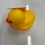 Игрушка резиновая с пищалкой "Утенок", цвет желтый, 9,5см (лейбл)