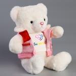 Мягкая игрушка "Little Friend", мишка в розовой курточке