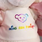Мягкая игрушка "Little Friend", мишка в розовой курточке