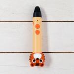 3D ручка Тигрёнок, работа с пластиком PLA, USB кабель питания, оранжевая