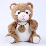 Мягкая игрушка "Little Friend", медведь, цвет коричневый