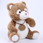 Мягкая игрушка "Little Friend", медведь, цвет коричневый
