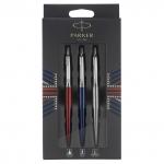 Набор Parker Jotter London Trio: шариковая ручка + гелевая ручка + механический карандаш, подарочная упаковка, европодвес, 2032740