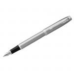 Ручка перьевая Parker IM Essential Stainless Steel CT синяя, 0,8мм, подарочная упаковка, 2143635
