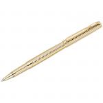 Ручка-роллер Delucci Celeste синяя, 0,6мм, цвет корпуса - золото, подарочная упаковка, CPs_61914