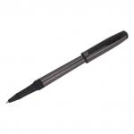 Ручка-роллер Delucci Marte синяя, 0,6мм, корпус титан/черный, подарочная упаковка, CPs_62603