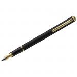Ручка перьевая Luxor Marvel синяя, 0,8мм, корпус черный/золото, 8232