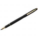 Ручка перьевая Luxor Sterling синяя, 0,8мм, корпус черный/золото, 8211