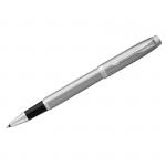 Ручка-роллер Parker IM Essential Stainless Steel CT черная, 0,8мм, подарочная упаковка, 2143633