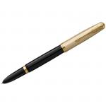 Ручка перьевая Parker 51 Deluxe Black GT, черная, 0,8мм, подарочная упаковка, 2123511