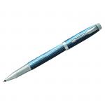Ручка-роллер Parker IM Premium Blue Grey СT черная, 0,8мм, подарочная упаковка, 2143648