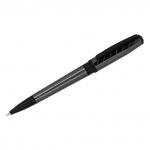 Ручка шариковая Delucci Marte синяя, 1,0мм, корпус титан/черный, поворотн., подарочная упаковка, CPs_11421