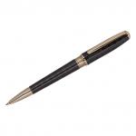 Ручка шариковая Delucci Vestito синяя, 1,0мм, корпус черный лак/золото, поворотн., подарочная упаковка, CPs_11420