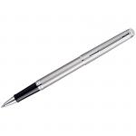 Ручка-роллер Waterman Hemisphere Stainless Steel PT черная, 0,8мм, подарочная упаковка, S0920450