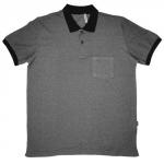 Рубашка-поло с карманом (Fayz-M), черный, (арт. FZ045-09)