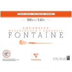 Альбом для акварели, 12л., 30*40, на склейке Clairefontaine Fontaine Grain satin?, 300г/м2, горяч. пресс., сатин, 96351C