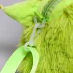 Сумочка "Монстрик", 18 см, цвет зелёный