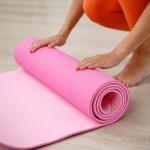 Коврик для йоги Sangh, 183*61*0,8 см, цвет розовый