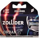 Zollider URBAN 3 blades, сменные кассеты 3 лезвия (2 шт)