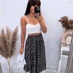 Комплект Топ и юбка в цветы Bek