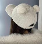 Меховая кепка с ушами D219