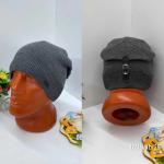 Мужская шапка бини с застежкой сзади D219