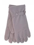 Утепленные женские перчатки, цвет бежево-серый