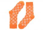 Носки с иконками, оранжевые