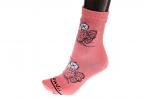Хлопковые носки с принтом трендового персонажа, цвет розовый