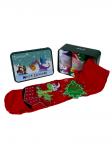 Новогодний подарочный набор ароматизированных женских носков