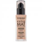 DEBORAH Тональная основа матирующая EXTRA MAT PERFECTION MATTIFYING FOUNDATION тон 02 бежевый 30 мл