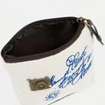 Кошелек на молнии, цвет бежевый No brand