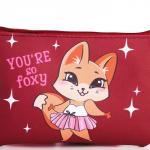 Сумочка детская "You are so foxy", эко-кожа, бордовый, 16х11 см