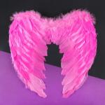 Крылья ангела, на резинке, 35 * 40 см, цвет розовый