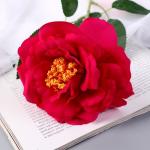 Цветы искусственные "Роза Претти" d-10 см 55 см, малиновый