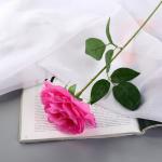 Цветы искусственные "Роза Претти" d-10 см 55 см, розовый