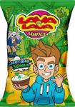 Чипсы ВОЗДУШНЫЕ "Lava Lava" со вкусом сметаны "СМЕТАНА-ЗЕЛЕНЬ" 50гр