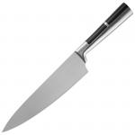 Нож поварской цельнометаллический с вставкой из АБС пластика PROFI, 20 см