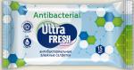 Ultra Fresh Antibacterial Влажные салфетки 15шт