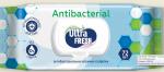 Ultra Fresh Antibacterial Влажные салфетки 72шт с клапаном  с клапаном