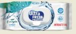 Ultra Fresh Premium Antibacterial Влажные салфетки 60шт с клапаном  с экстрактом эвкалипта