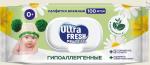 Ultra Fresh Premium BABY Фитолиния Влажные салфетки 100шт