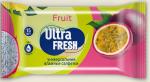 Ultra Fresh Влажные салфетки Flower & Fruit 15шт