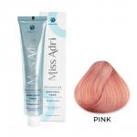 Adr1000917, Крем-краска для волос ADRICOCO Miss Adri Brazilian Elixir Ammonia free оттенок Pink розовый 100 мл